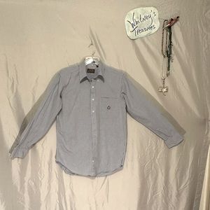 Grey Chaps Ralph Lauren dress shirt